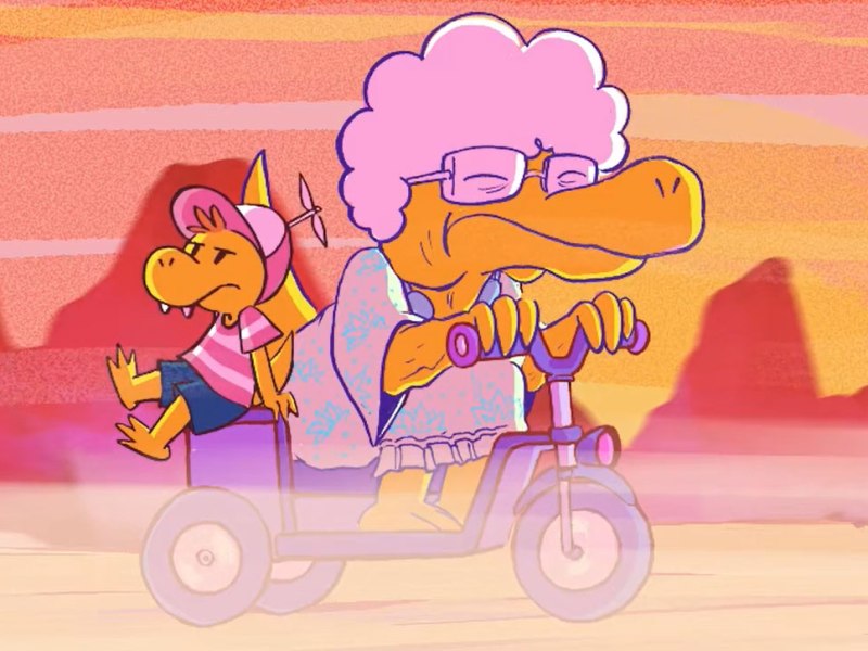Grandma take me for a&nbsp;ride